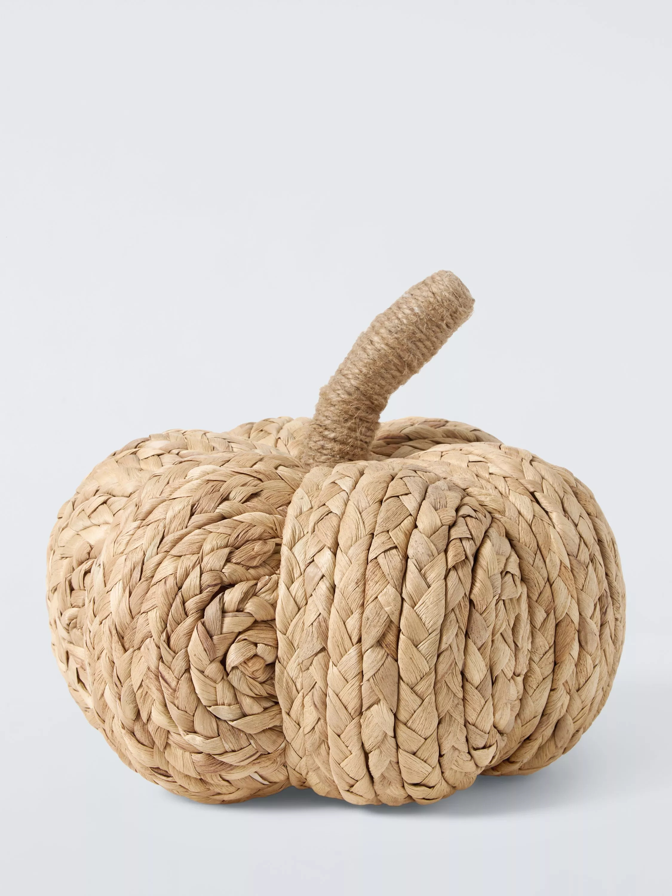 John Lewis Braided Pumpkin Decoration, H23cm | John Lewis (UK)