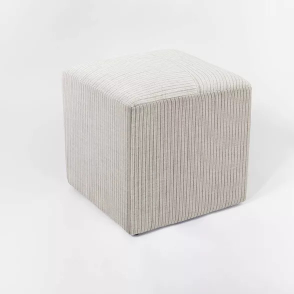 Lynwood Square Upholstered Cube - Threshold™ designed with Studio McGee | Target