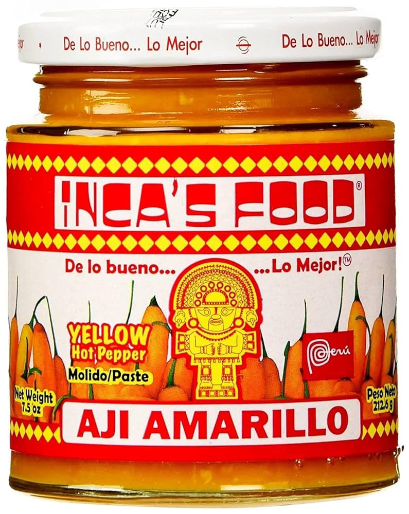 Inca's Food Aji Amarillo Yellow Hot Pepper Paste - 7.5 oz | Amazon (US)