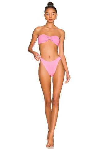 Jean Bikini Set in Bubblegum | Revolve Clothing (Global)