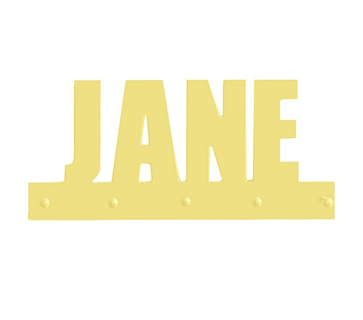 Personalized Name with Pegs (15" x 24") | Pottery Barn Kids