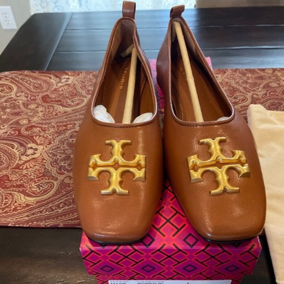 Tory Burch Eleanor Ballet Flats in Bourbon , | Poshmark