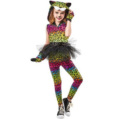 Rubies Neon Leopard Girl's Costume Large | Target
