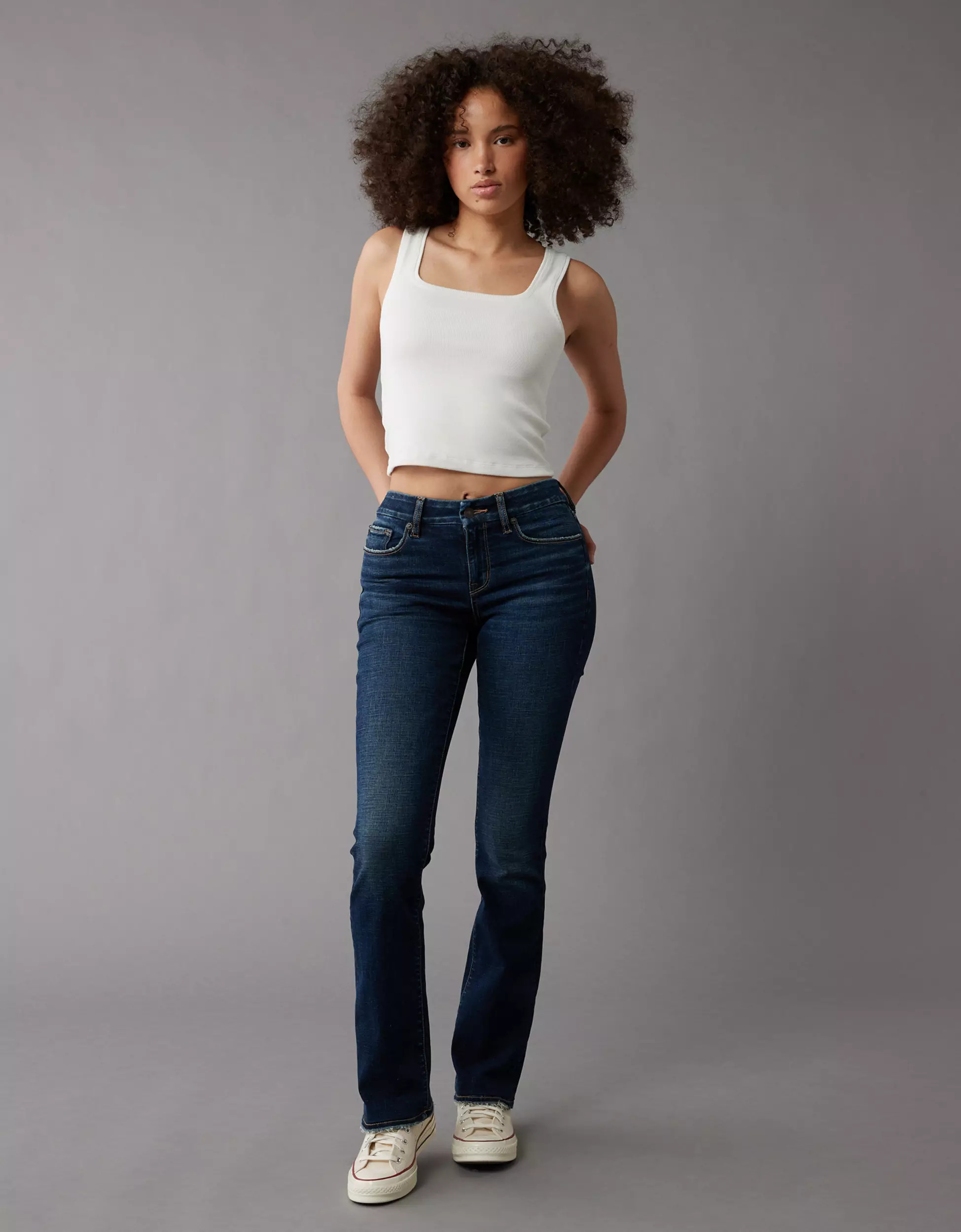 AE Next Level Curvy High-Waisted Skinny Kick Jean | American Eagle Outfitters (US & CA)