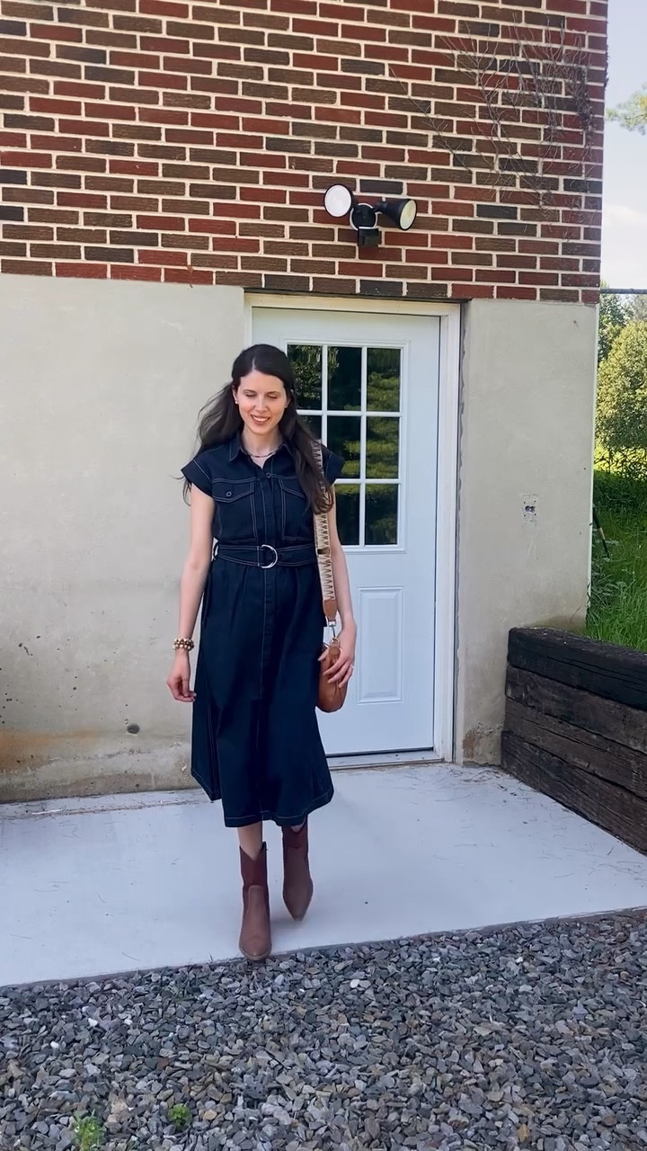 Denim dress with western boots 



#LTKFindsUnder50 #LTKSeasonal #LTKFindsUnder100