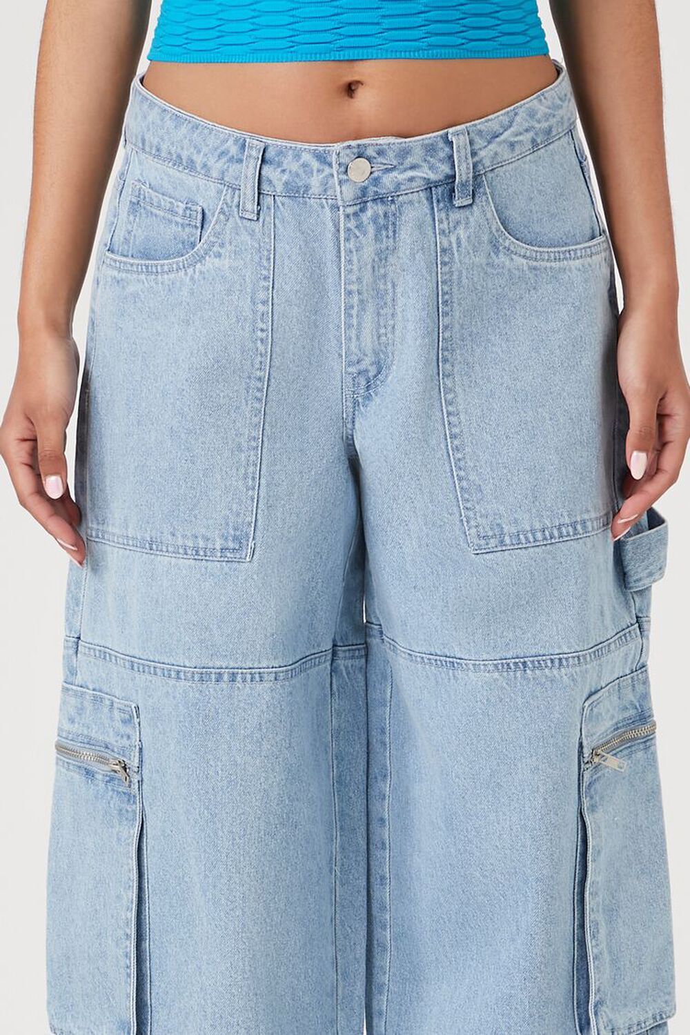 Denim Cargo Jeans | Forever 21 (US)