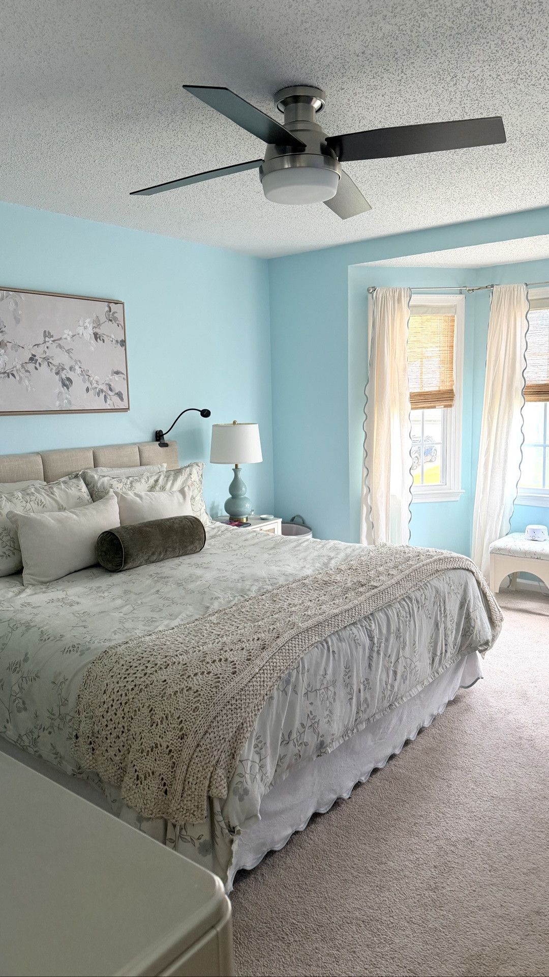 Our Coastal Grandmillennial Master Bedroom 🤍🩵 

Ballard Designs || Chinoiserie || Coastal Home Decor

#LTKHome