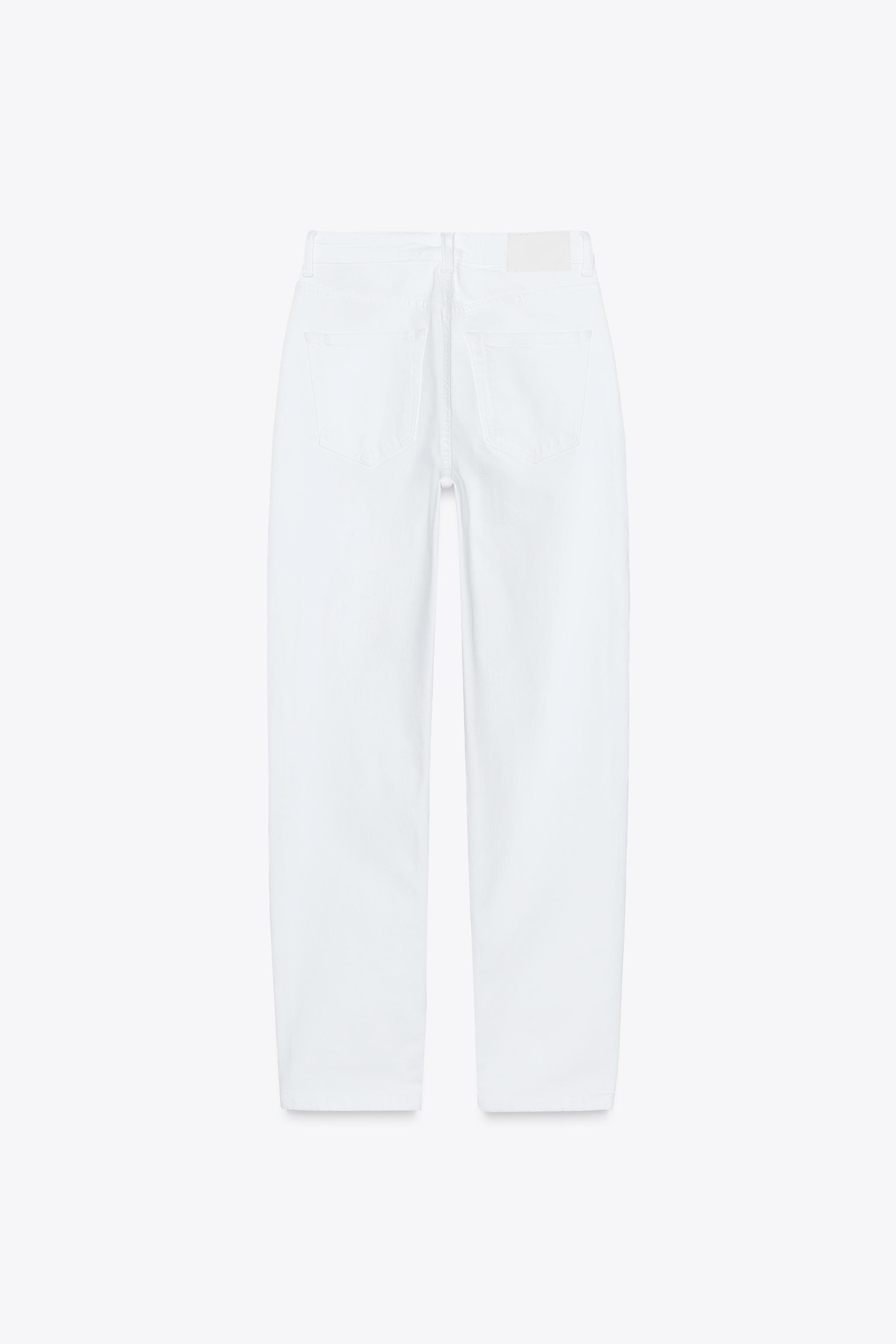 HIGH WAIST - MOM LEG - ANKLE LENGTH - COMFORTHigh-waisted jeans with five pockets. Front zip and ... | Zara US