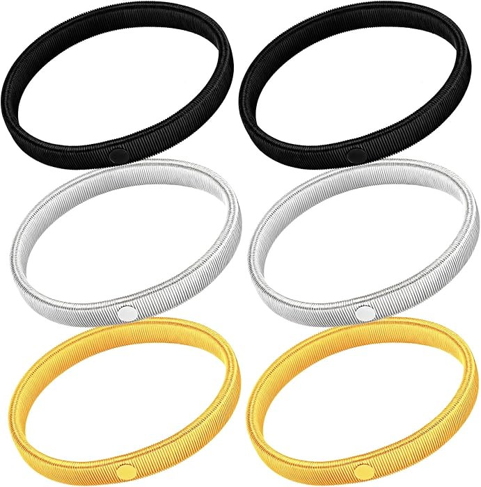 Larrel 6PCS Sleeve Garters for Women and Men, Anti-Slip Sleeve Holders, Metal Armbands, Elastic S... | Amazon (US)
