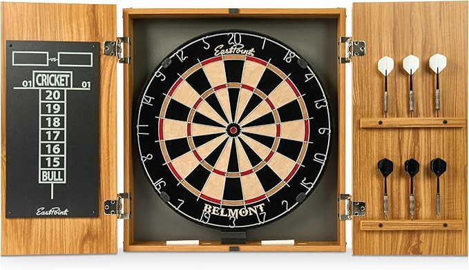 EastPoint Sports Belmont Bristle Dartboard and Cabinet Set | Amazon (US)