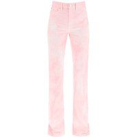 Alessandra Rich Tie Dye Flared Jeans | Stylemyle (US)