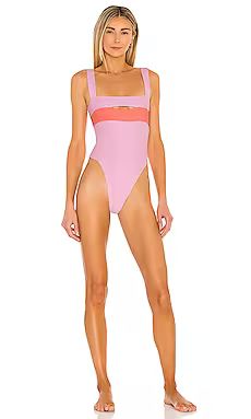 Lovers and Friends Daytona One Piece in Pink & Orange from Revolve.com | Revolve Clothing (Global)