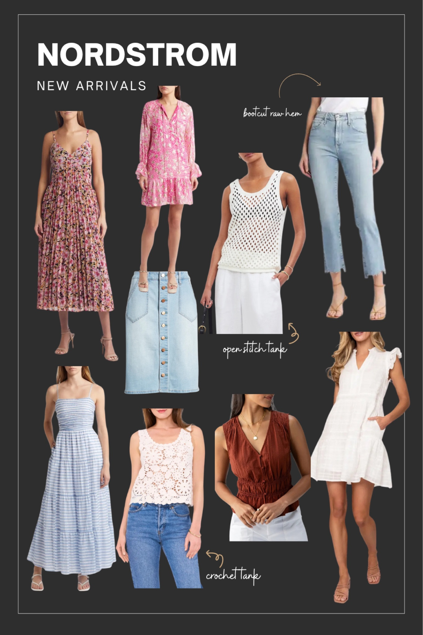 Nordstrom New Arrivals 
#rawhem #denimskirt

#LTKstyletip