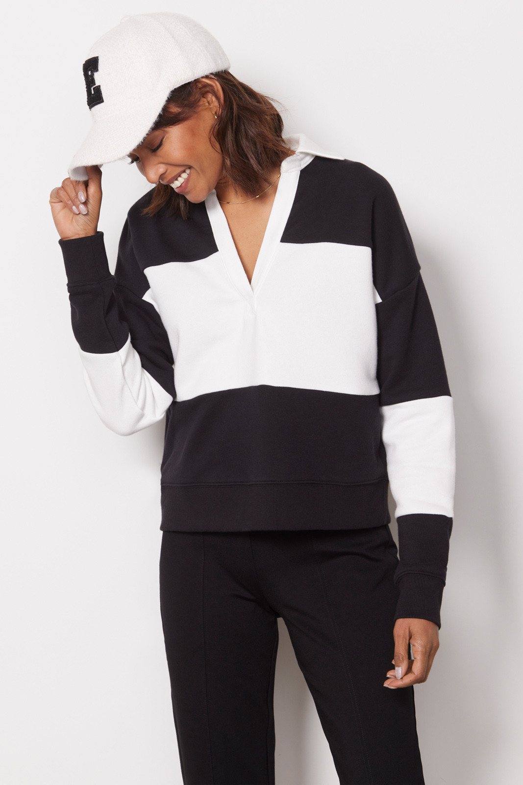 EVEREVE Ozzy Rugby Sweatshirt | EVEREVE | Evereve