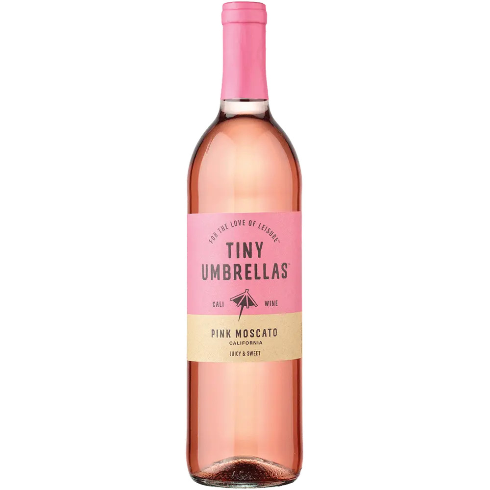 Tiny Umbrellas Pink Moscato | Total Wine