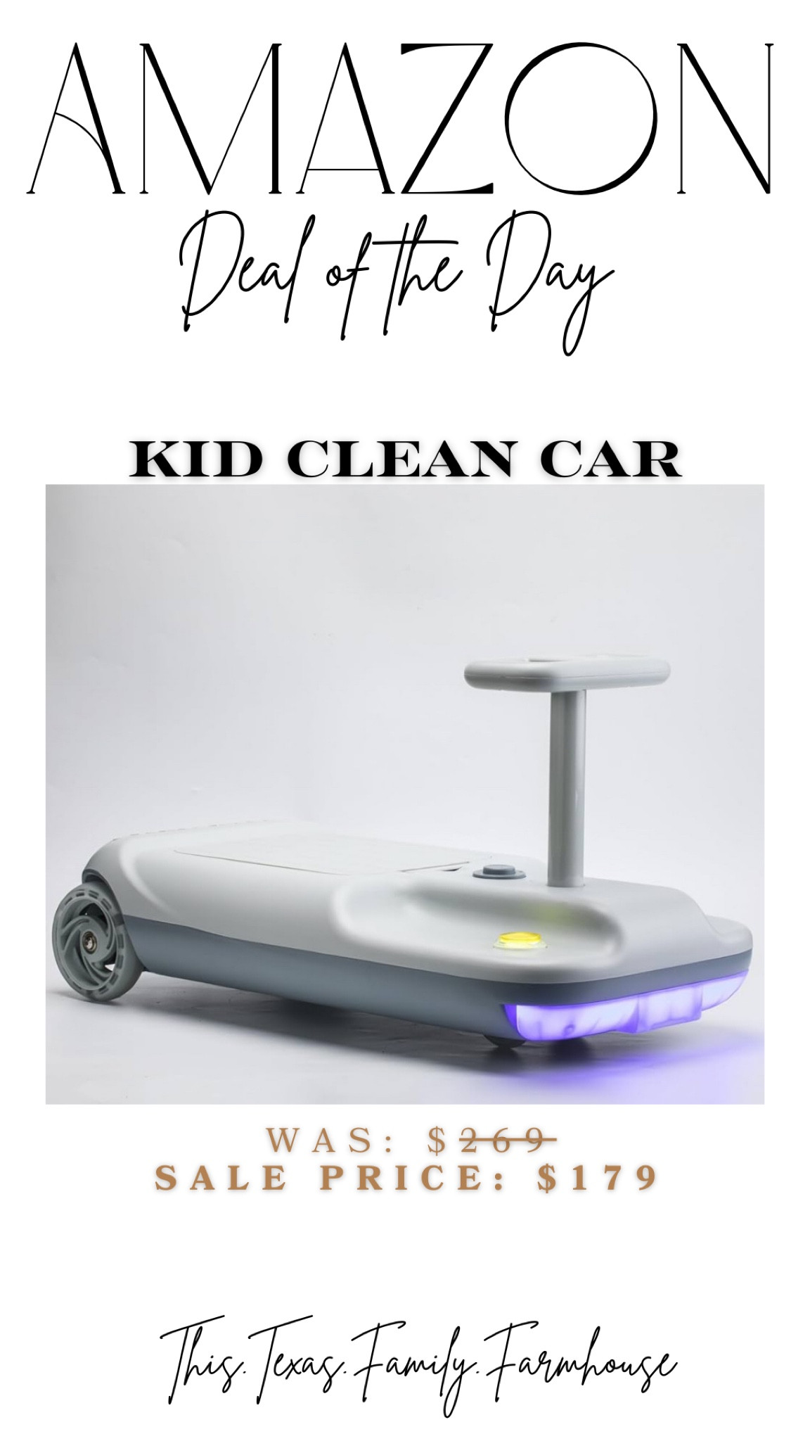 Kid Clean Car - Riding toy for kids that helps clean the floors! 🙌  

This is the coolest toy! Would be a great Christmas gift for the kids, but also for mom! My kids have so much fun on this and my floors are a lot cleaner! 

Kid clean car | mom cleaning | gift for kids | floor cleaner | dusting | LTKHome | Amazon finds 

#LTKVideo #LTKGiftGuide #LTKKids