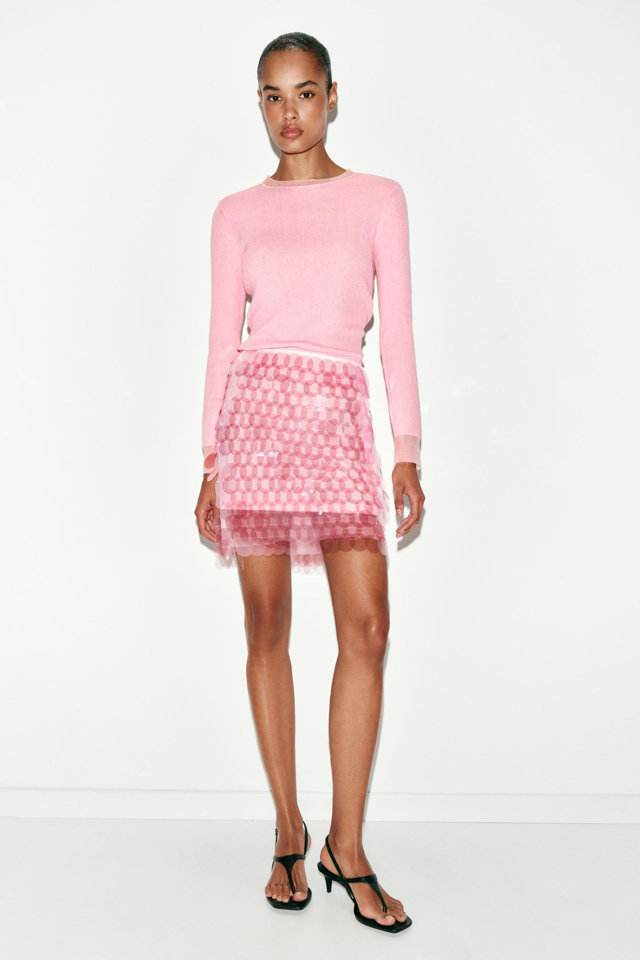 SEQUIN MINI SKIRT | Zara US