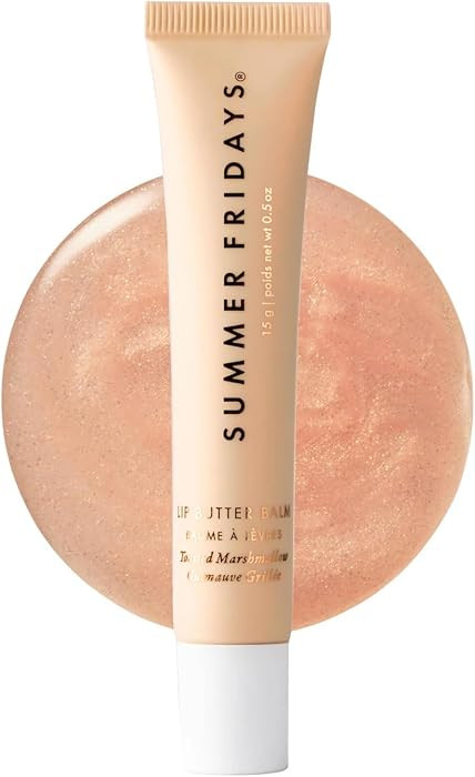 Summer Fridays Lip Butter Balm - Moisturizing Lip Gloss for Instant Shine + Sheer Color - With No... | Amazon (US)