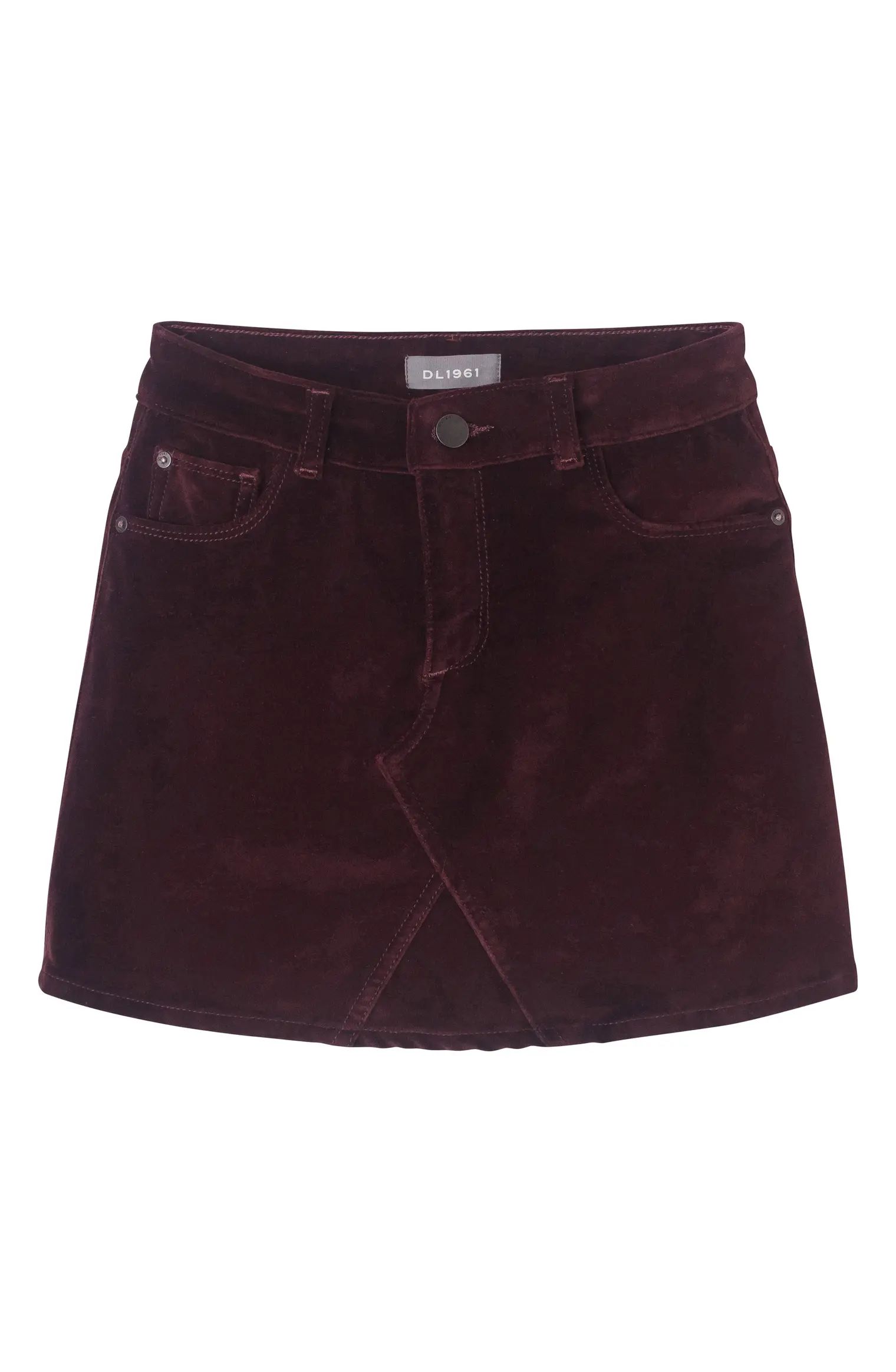 Burgundy Velveteen Skirt | Nordstrom