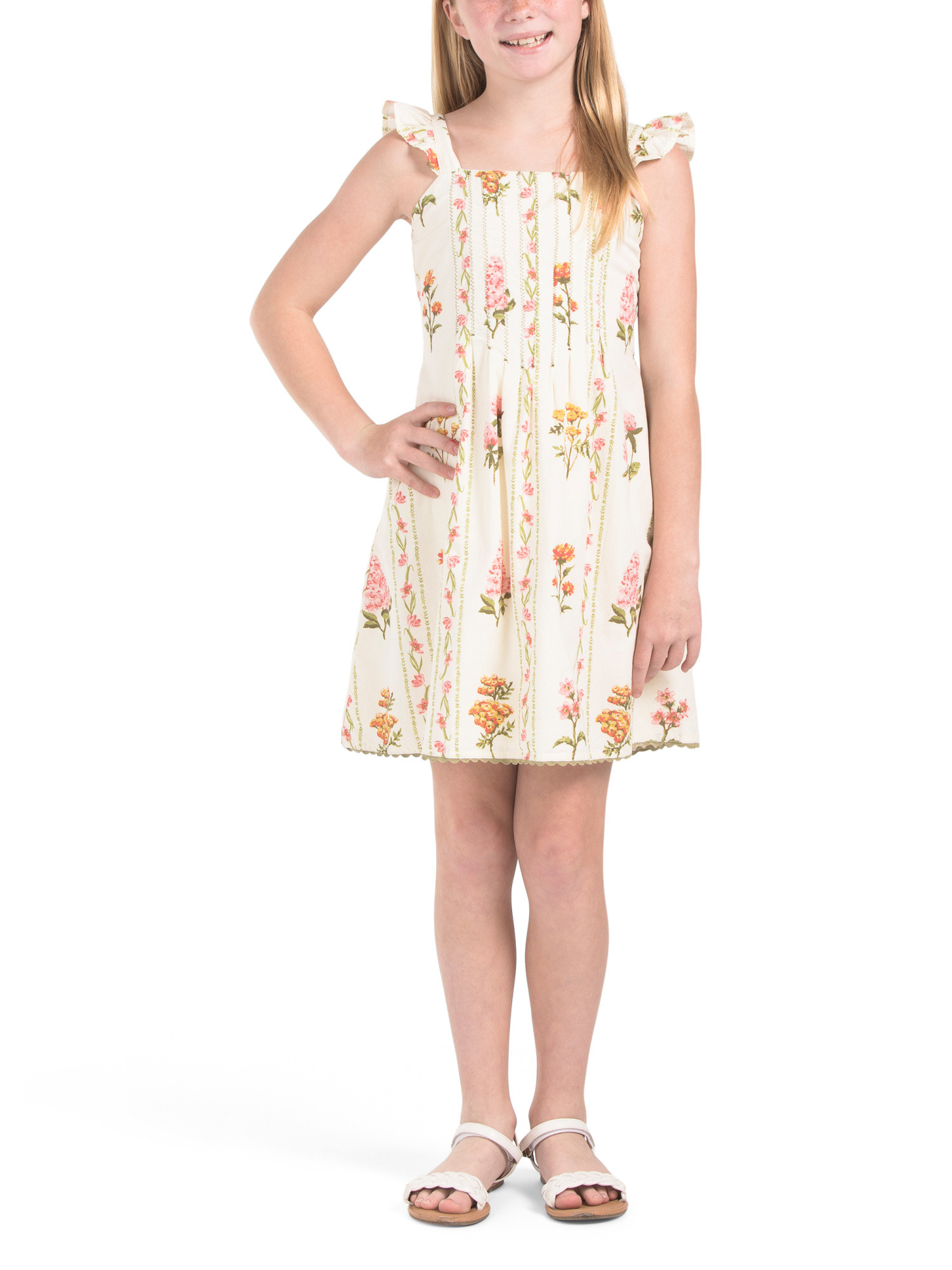 Kids Sleeveless Floral Dress | TJ Maxx