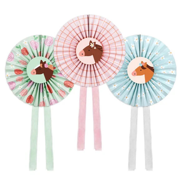 Horses Decorative Paper Fans | Get Gatherings