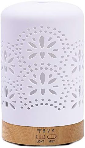 Diffusers for Essential Oils Ceramic Aromatherapy Diffuser in White for Christmas New Year Gift, ... | Amazon (US)