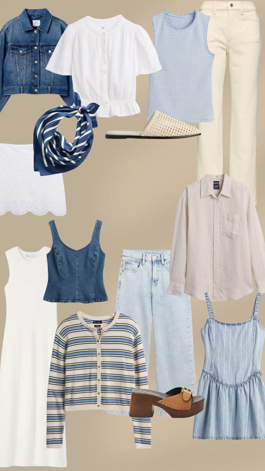 Gap spring summer style. Denim jacket. Maxi dress. Eyelet. Crop denim. Mini skirt 

#LTKSeasonal #LTKSaleAlert