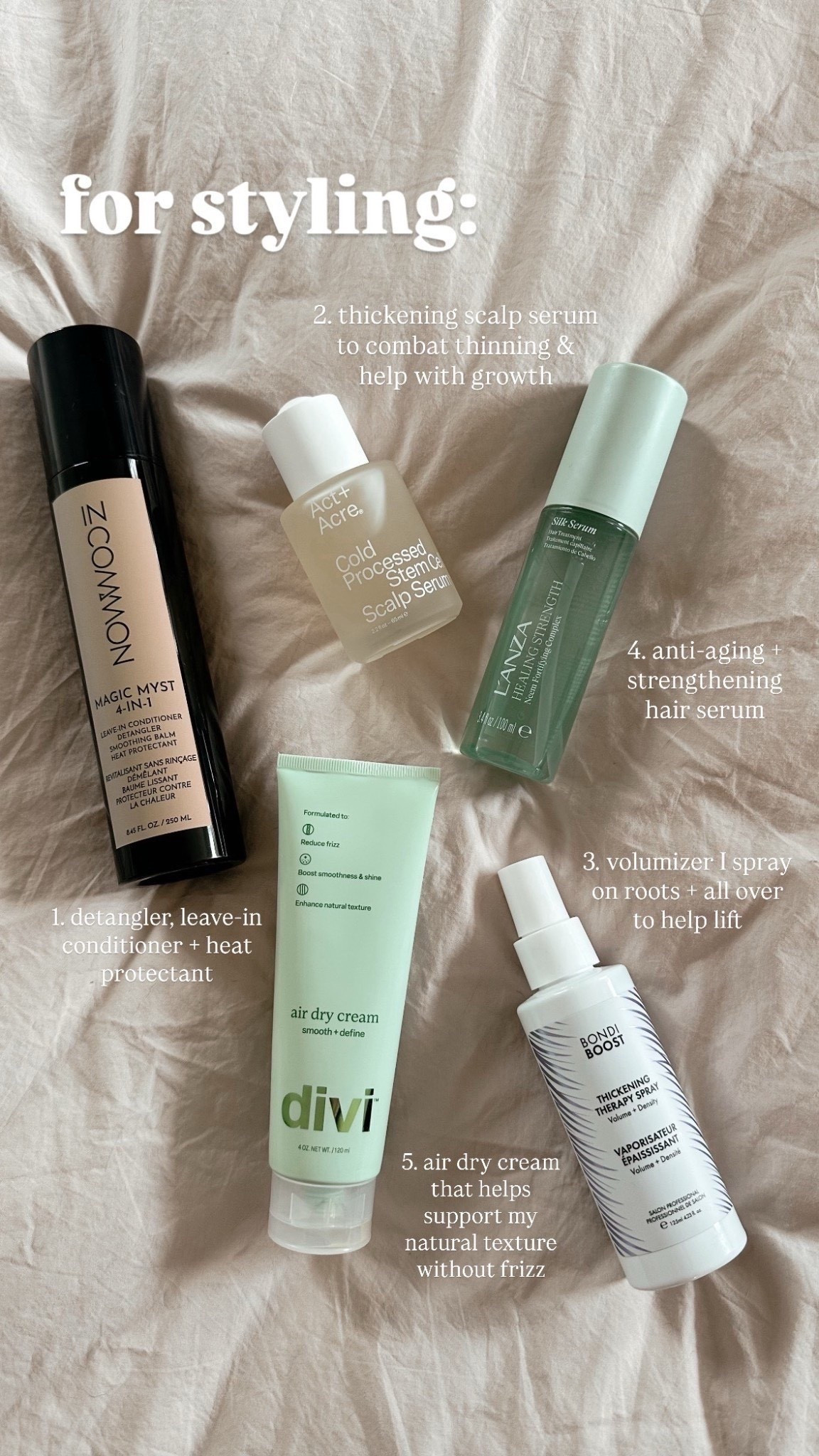 my go to styling products and how I use them! all fine / postpartum hair friendly! Use code LOMEYER for 25% off act & acre!

#LTKSaleAlert #LTKselfcare #LTKBeauty