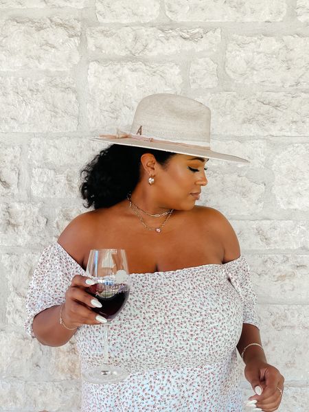 On an all grape diet 🍷 I think my happy place is at wineries. I love dressing up, putting on a fun hat, a dress, and sipping on wine.  

#LTKstyletip