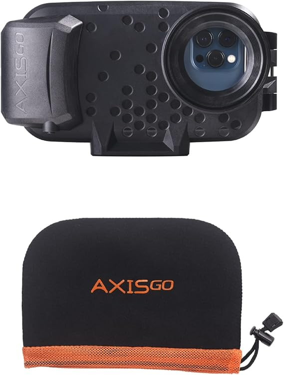AquaTech AxisGO iPhone 12 Waterproof Phone Housing for Underwater Action Photography Snorkeling S... | Amazon (US)