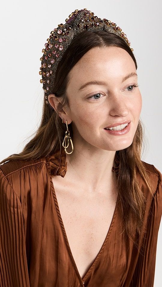 Lele Sadoughi Ombre Crystal Knotted Headband | SHOPBOP | Shopbop