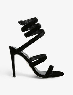 Cleo 105 velvet heeled sandals | Selfridges