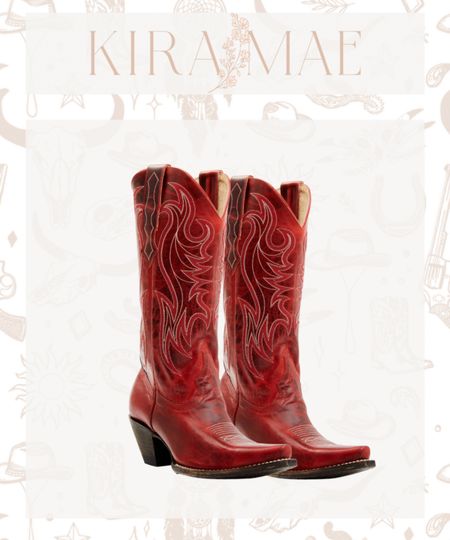 love this little red cowboy boots! so perfect for summer 

#LTKSeasonal #LTKstyletip #LTKshoecrush