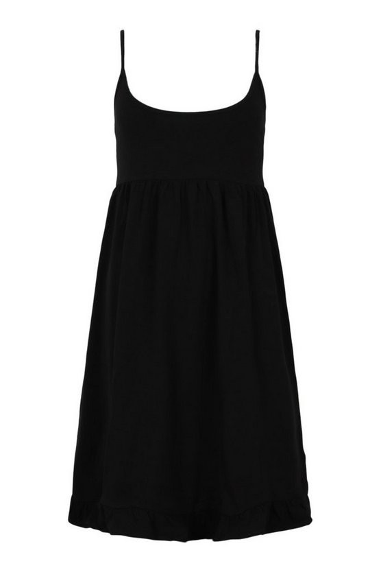 Strappy Tiered Smock Dress | Boohoo.com (US & CA)