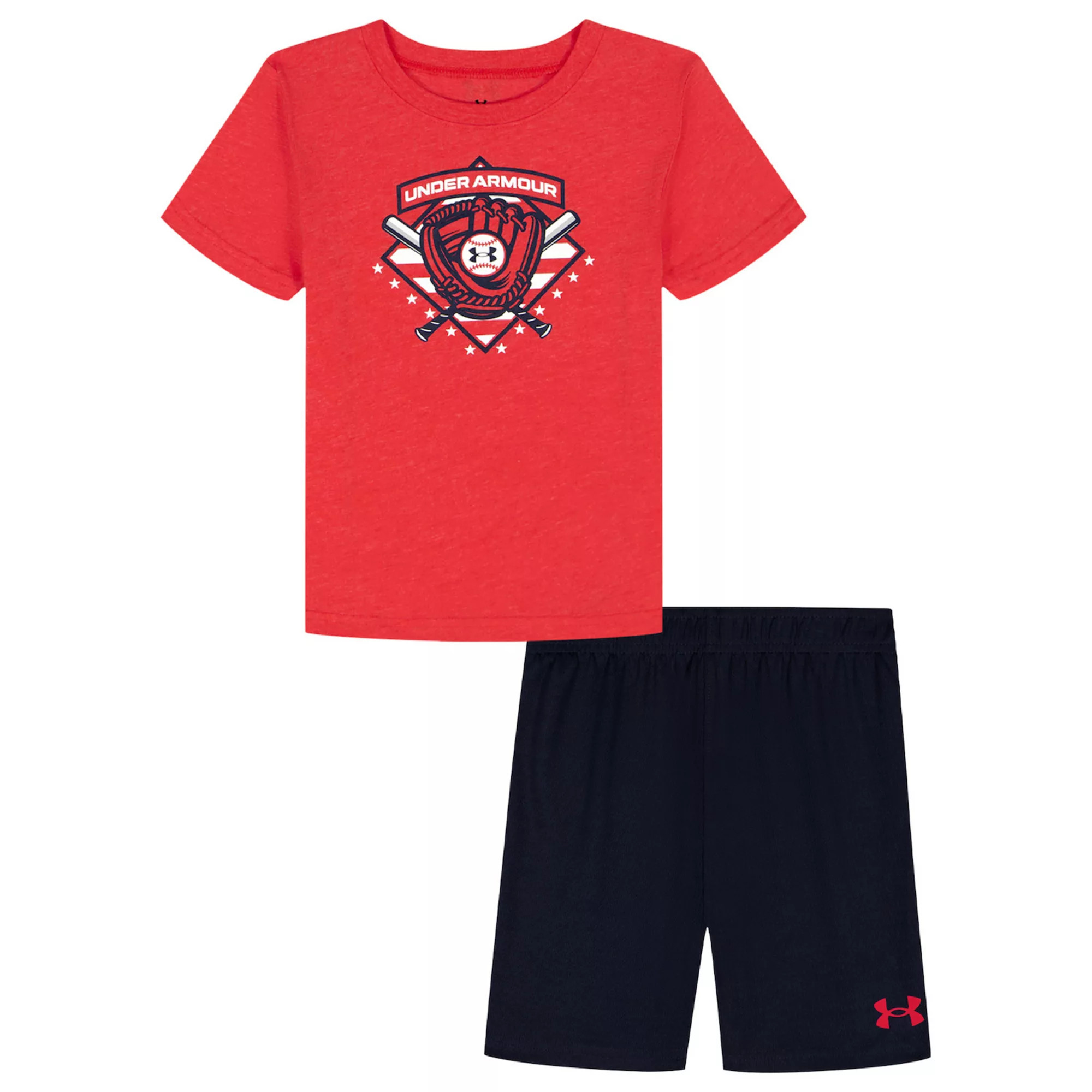 Baby & Toddler Under Armour Baseball 2-Piece Short Sleeve Tee & Shorts Set | Kohl's