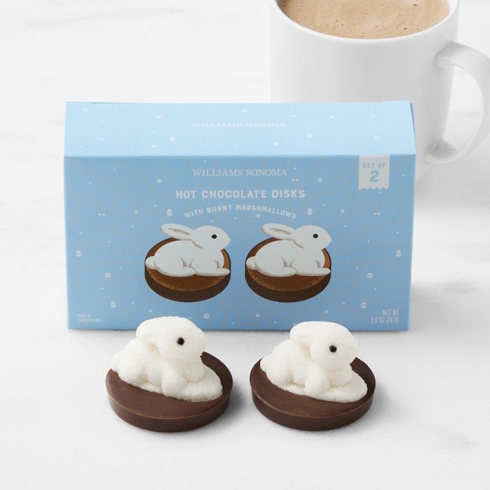 Easter Bunny Duo Hot Chocolate Disk | Williams-Sonoma