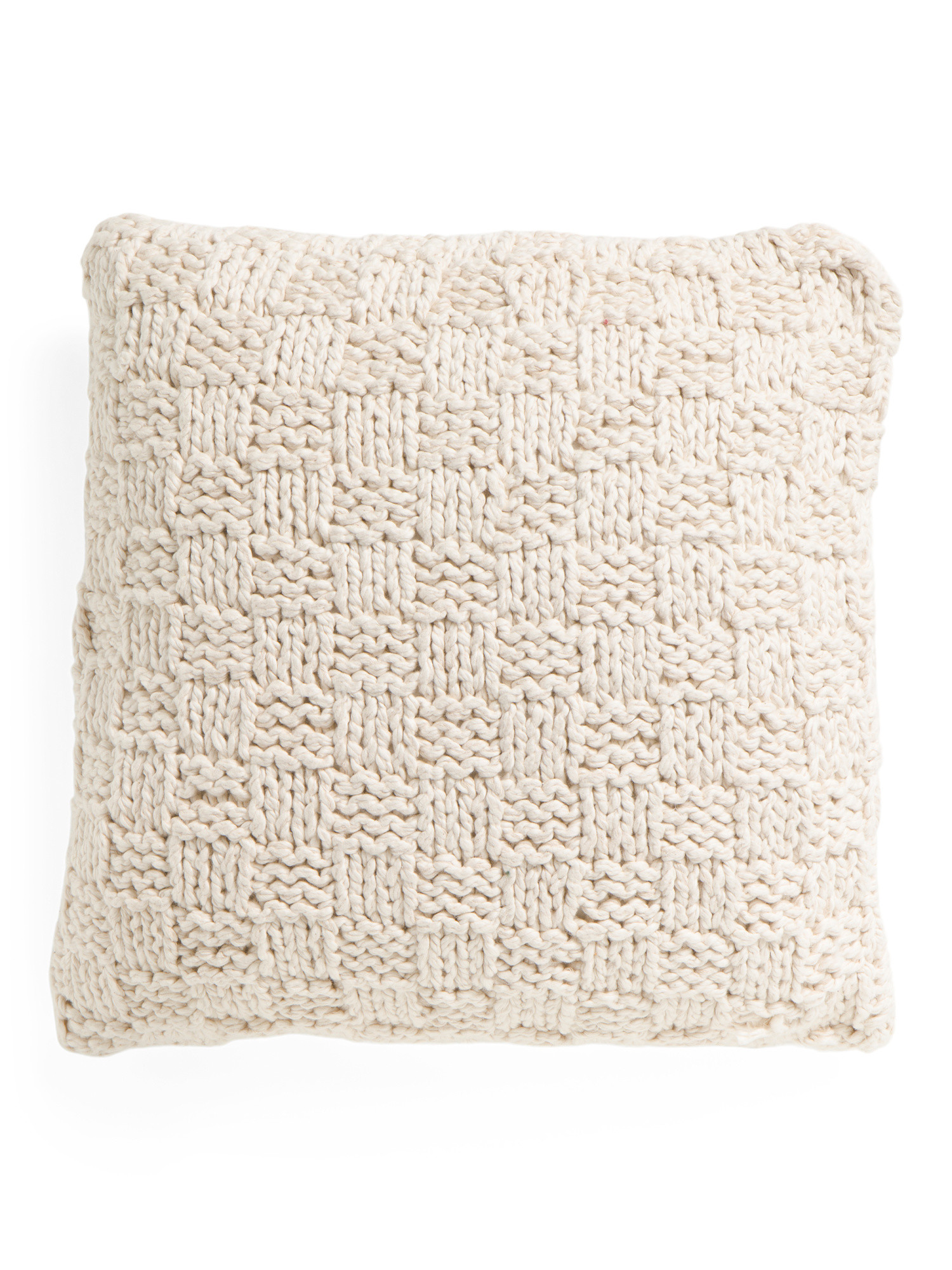 20x20 Hand Knitted Pillow | Marshalls