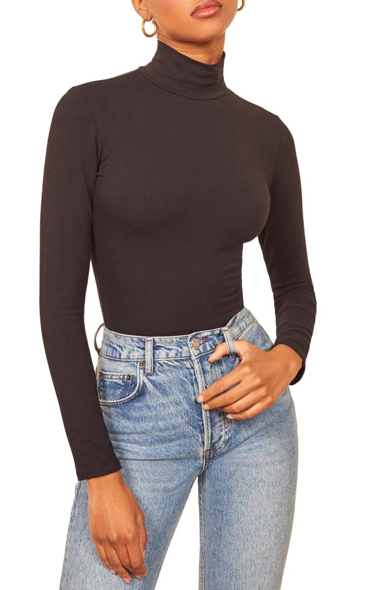 Reformation Navia Turtleneck Bodysuit | Nordstrom | Nordstrom