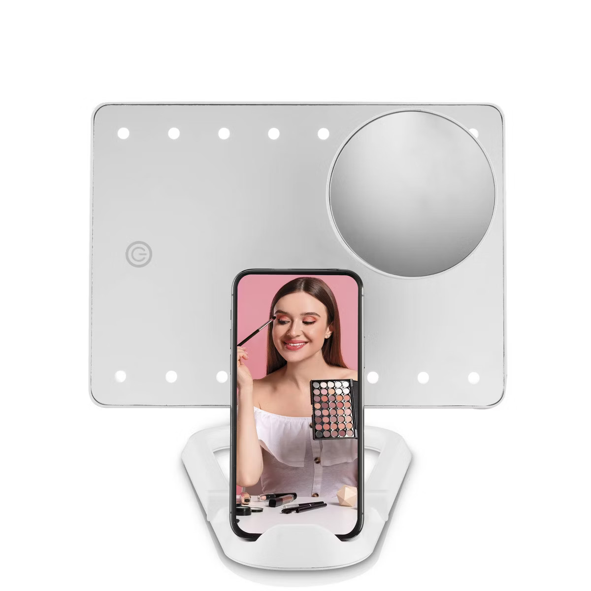 Conair LED Hollywood Lighted Social Media Makeup Mirror - White | Target