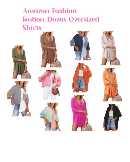 Amazon Fashion Find
Oversized button down shirts

#LTKFind #LTKunder50 #LTKstyletip