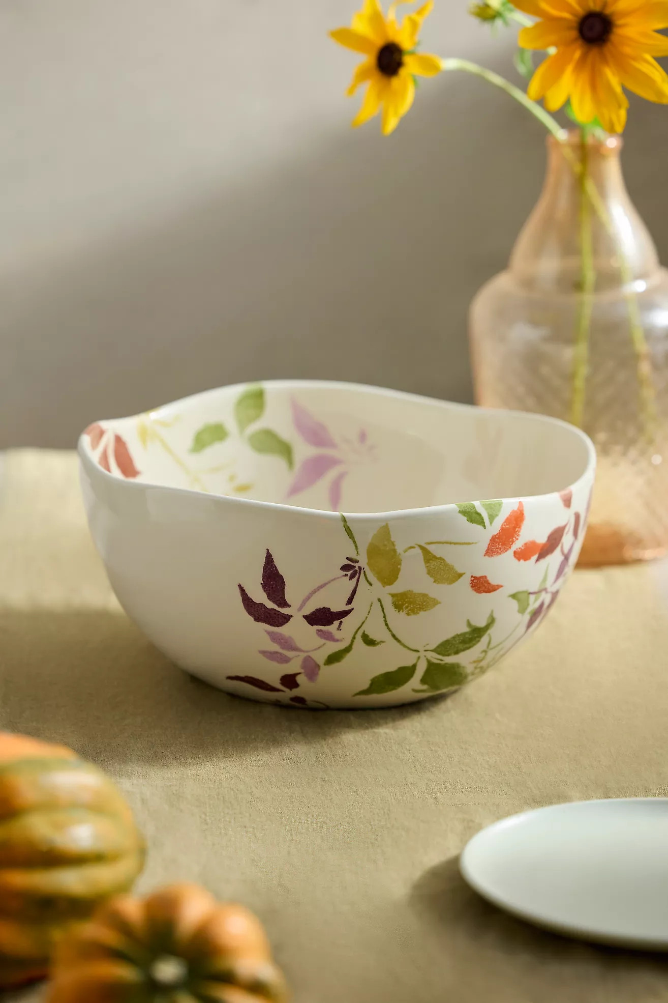 Ombre Vine Earthenware Serving Bowl | Anthropologie (US)