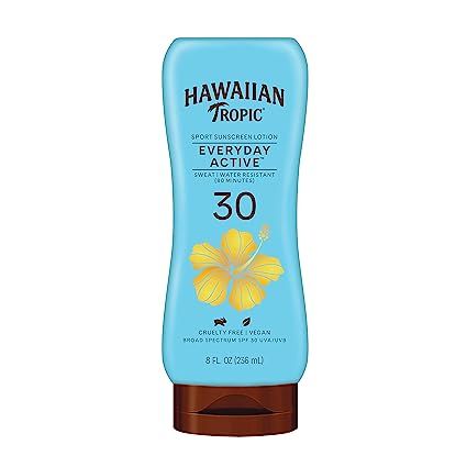 Hawaiian Tropic Everyday Active Sunscreen Lotion SPF 30, 8oz | Amazon (US)