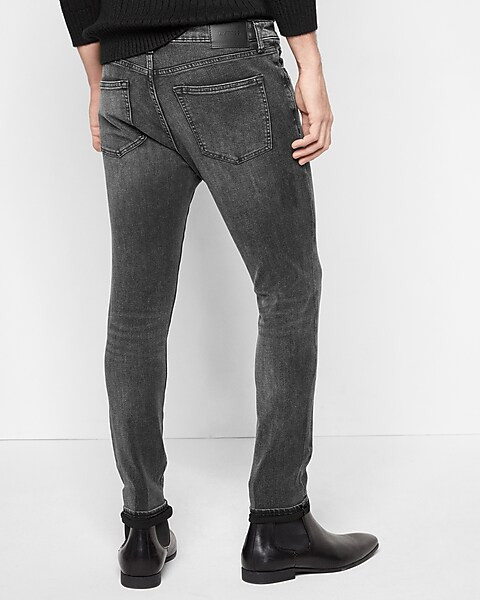 Super Skinny Black Wash 4-way Hyper Stretch Jeans | Express