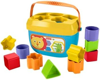 Fisher-Price Stacking Toy Baby's First Blocks Set of 10 Shapes for Sorting Play for Infants Ages ... | Amazon (US)