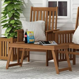 Furinno Tioman Rectangle Wood Outdoor Folding Coffee Table FG19064 - The Home Depot | The Home Depot