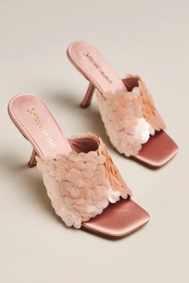 Jeffrey Campbell Bailar Open Toe Slip On Heels | Anthropologie (US)