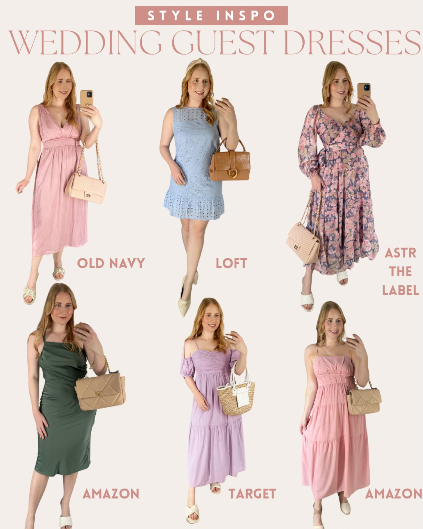 Wedding Guest Dresses
Wearing size M in all! 
Summer wedding guest dress
Wedding guest 
Dresses


#LTKunder50 #LTKunder100 #LTKwedding
