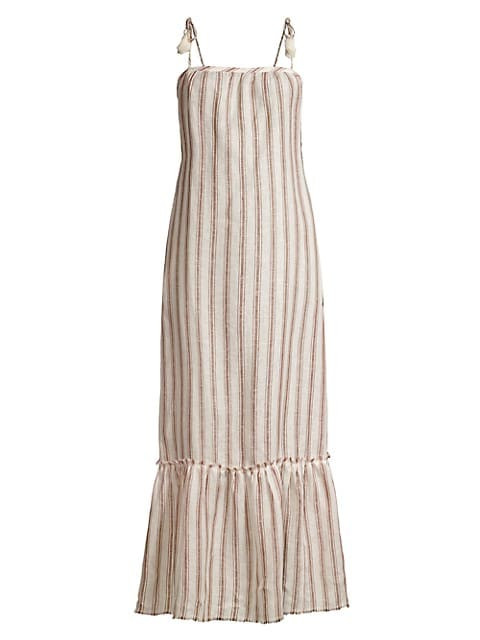 Striped Linen Maxi Dress | Saks Fifth Avenue