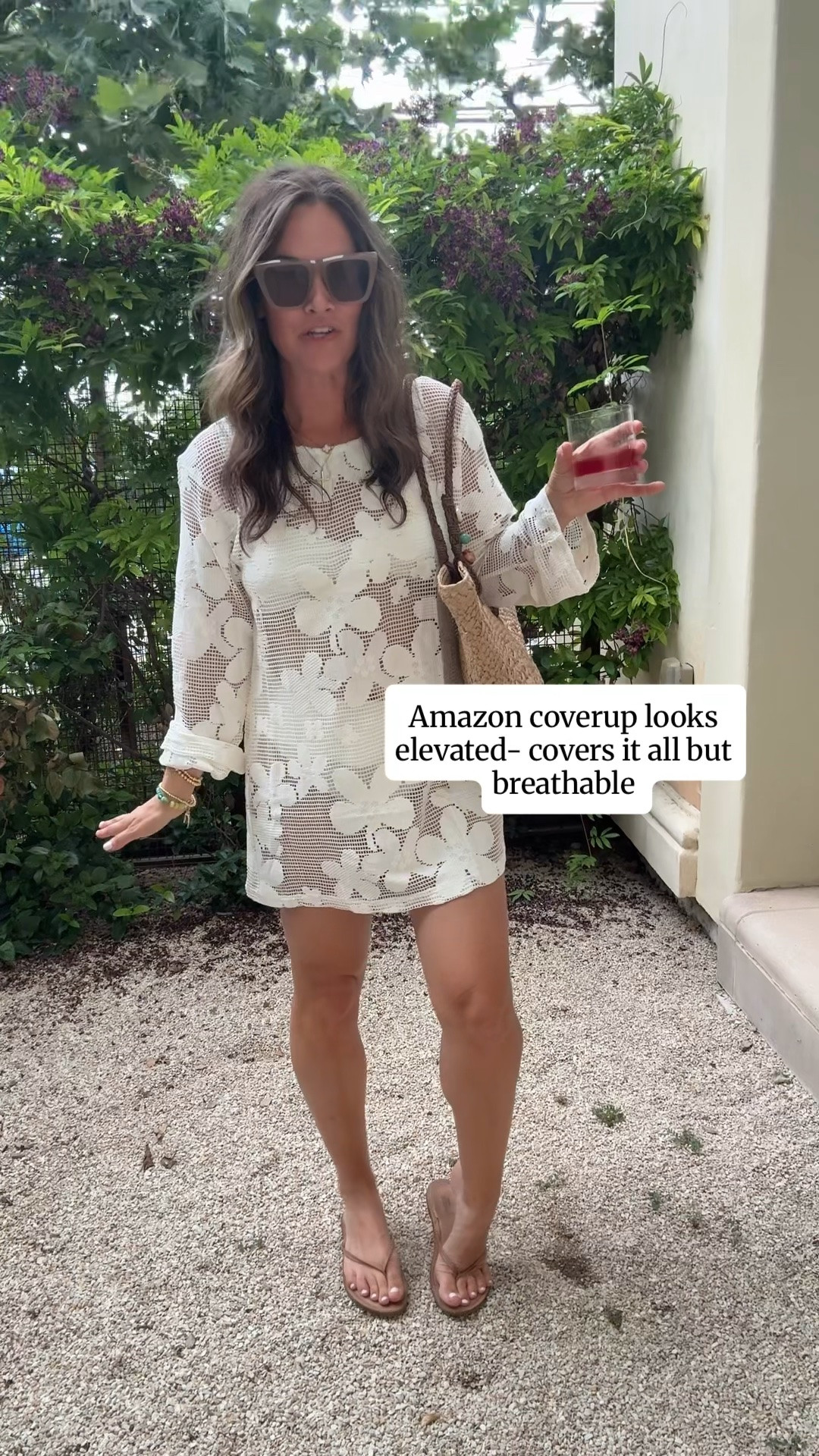 This coverup looks like Anthro! I love how breathable it is 🙌🏼

#LTKmomlife #LTKootd #LTKSwim