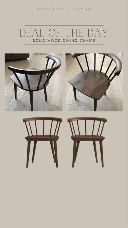 the most beautiful dining chairs around $100 each!!! solid wood 

#LTKhome